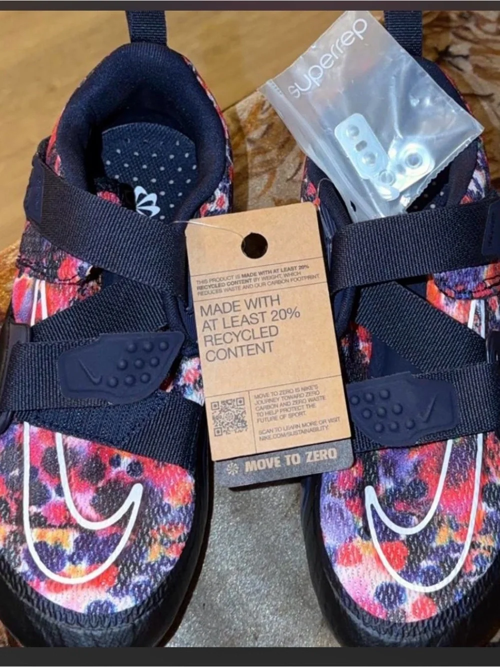 Nike SuperRep Women's Training Shoe - Pink/Black/Blue Floral